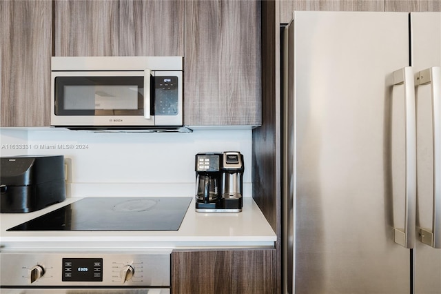 kitchen featuring stainless steel appliances