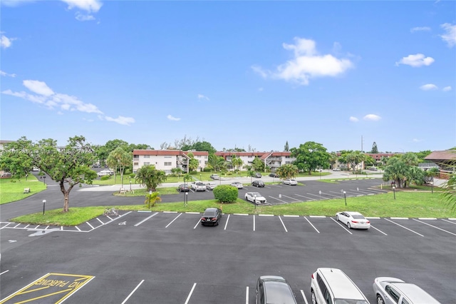 view of car parking