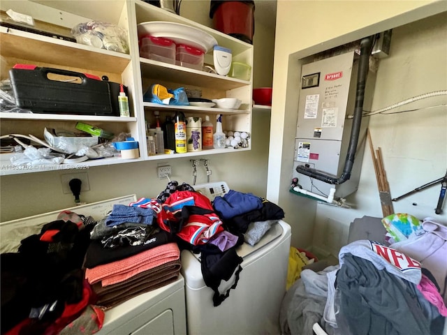 washroom with electric dryer hookup