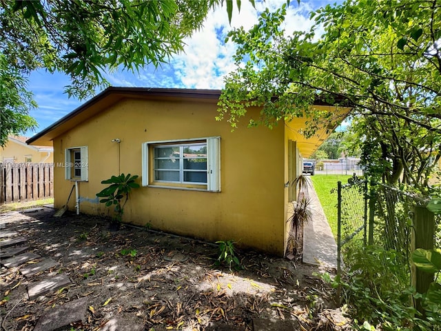 view of property exterior