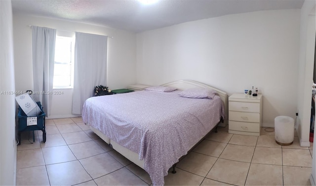 view of tiled bedroom