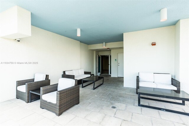 view of patio / terrace with an outdoor living space