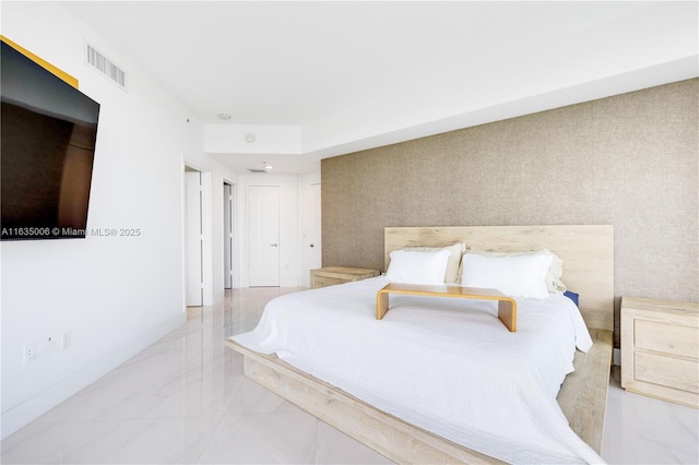 17111 Biscayne Blvd Unit 304, North Miami Beach, FL 33160 - bedroom with marble finish flooring