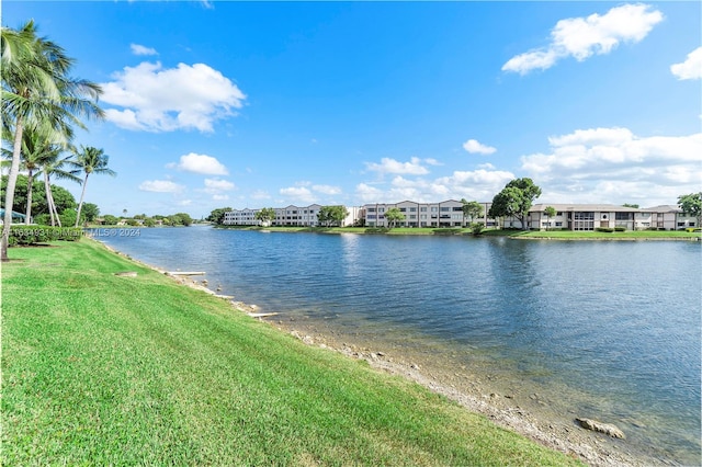 property view of water