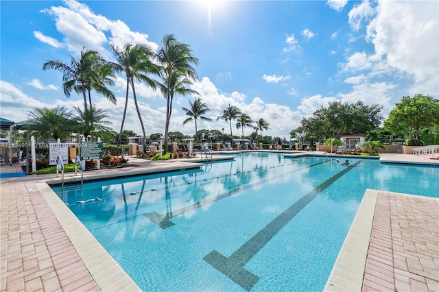 view of swimming pool