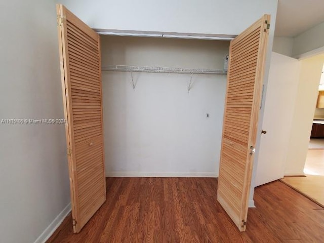 view of closet