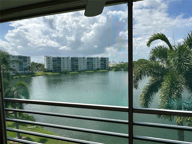 view of water feature