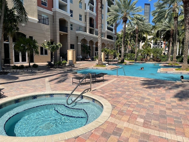17145 N Bay Rd Unit 4108, Sunny Isles Beach, FL 33160 - community pool with a patio