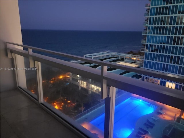 property view of water