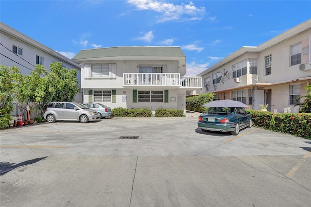 exterior space with a balcony