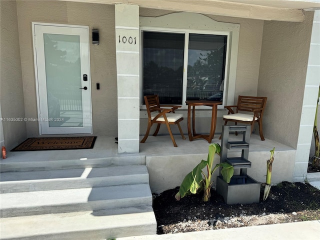 view of entrance to property