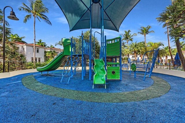 view of jungle gym