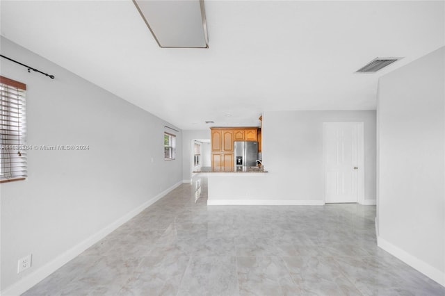 view of unfurnished living room