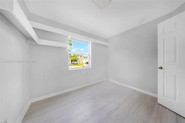 interior space featuring light hardwood / wood-style flooring