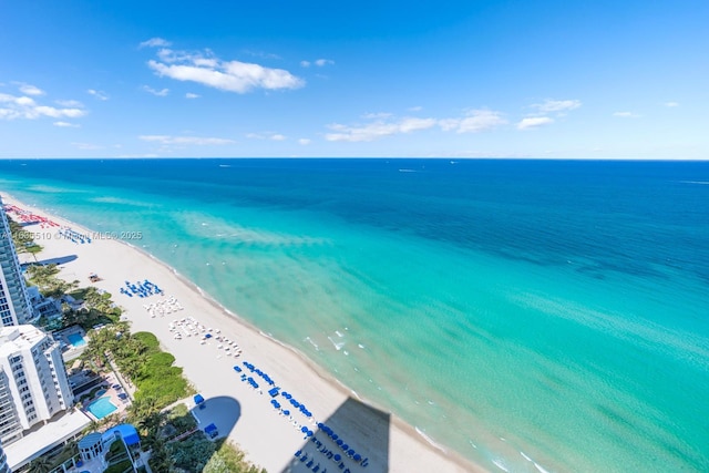 17141 Collins Ave Unit 2501, Sunny Isles Beach, FL 33160 - property view of water with a view of the beach