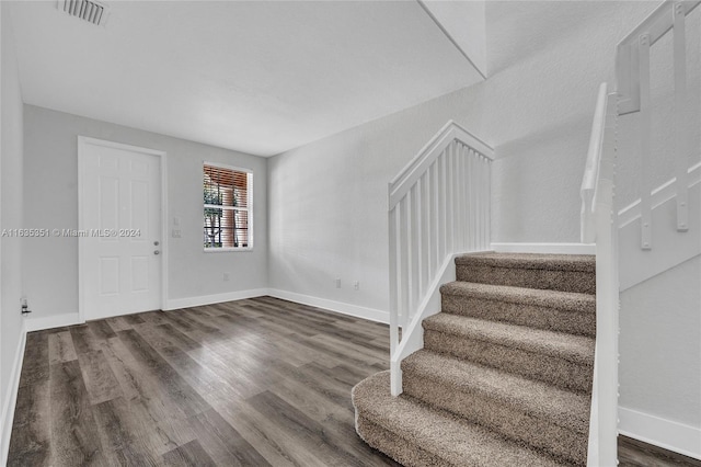 foyer featuring hardwood / wood-style flooring