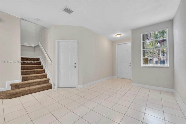 view of tiled spare room