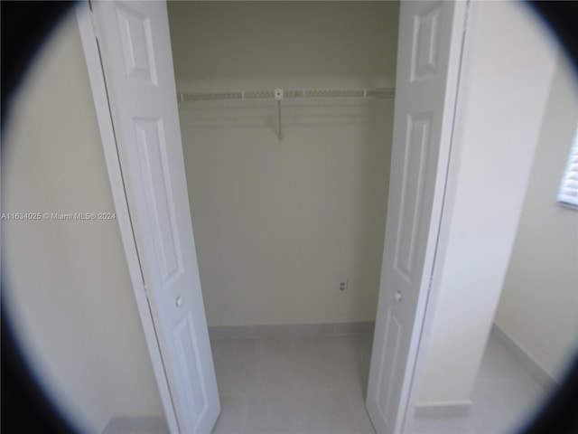 view of closet