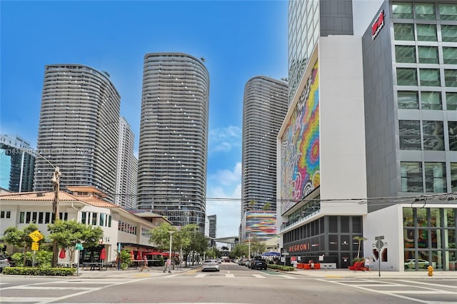 view of property with a view of city