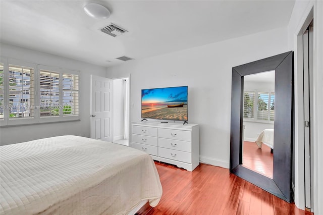 view of tiled bedroom