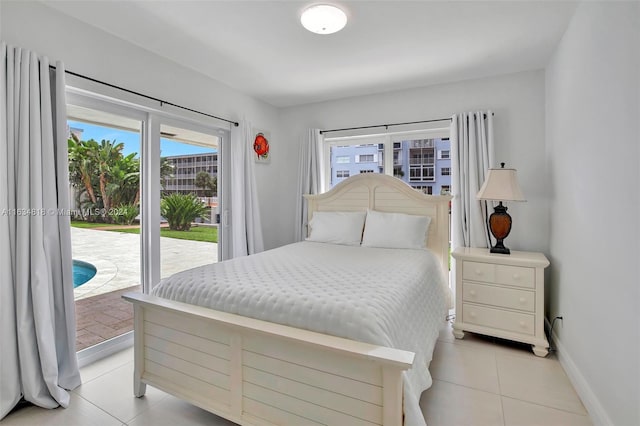 bedroom featuring multiple windows