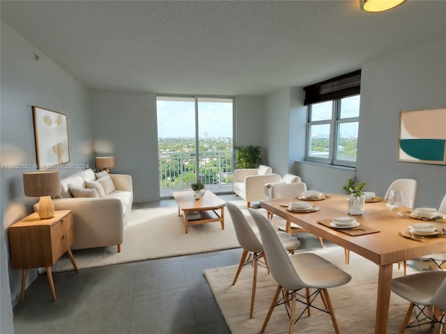 3000 Coral Way Unit 1121, Miami, FL 33145 - tiled dining space featuring expansive windows