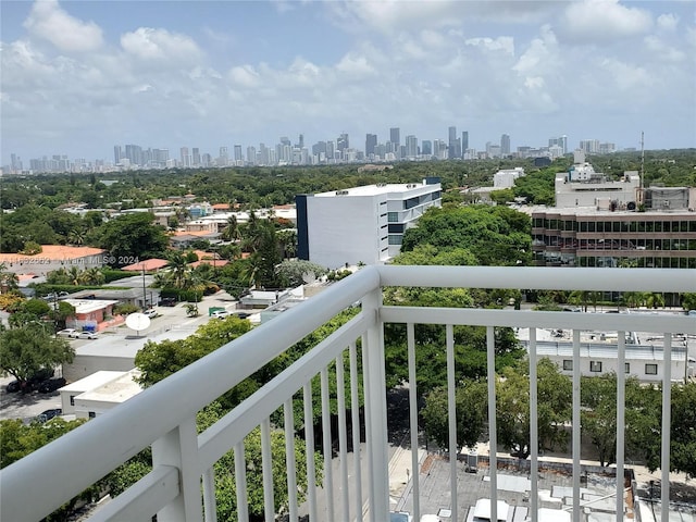 3000 Coral Way Unit 1121, Miami, FL 33145 - balcony featuring a skyline view