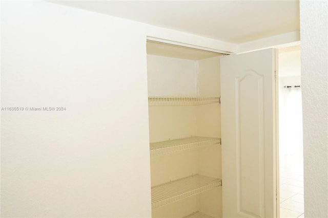 view of closet