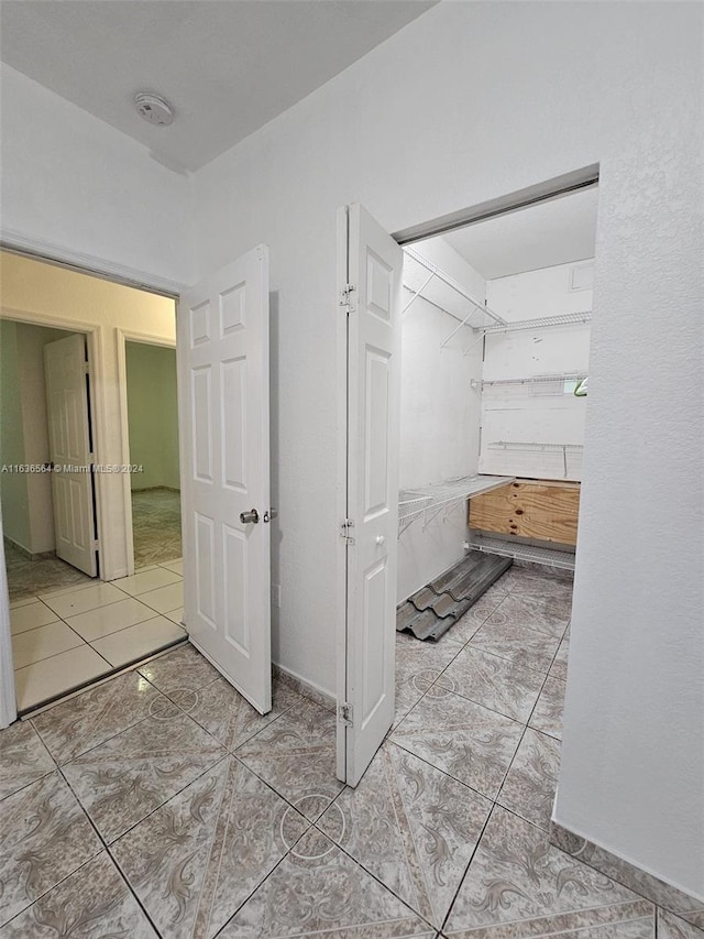 interior space featuring tile patterned floors