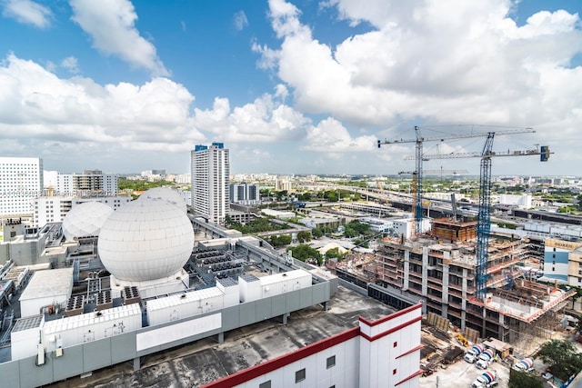 bird's eye view featuring a view of city