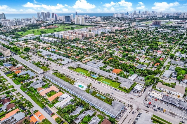 801 Atlantic Shores Blvd Unit 207, Hallandale Beach, FL 33009 - aerial view of a skyline view and a large body of water