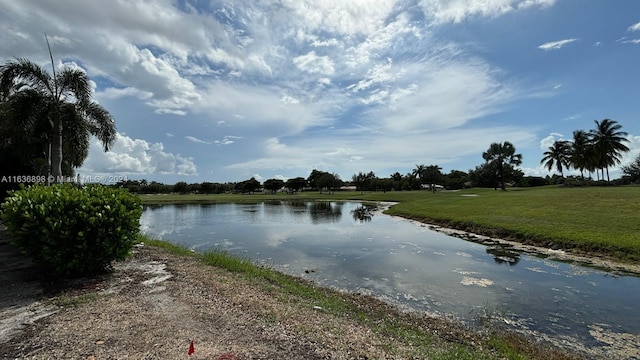 view of water feature