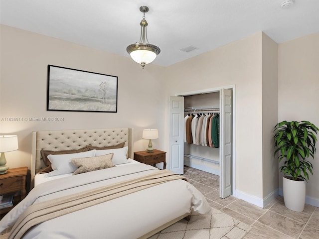 279 NW 119th Ave, Miami, FL 33182 - bedroom featuring a closet, baseboards, and visible vents