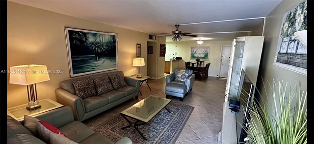 dining area with light tile patterned floors and baseboards