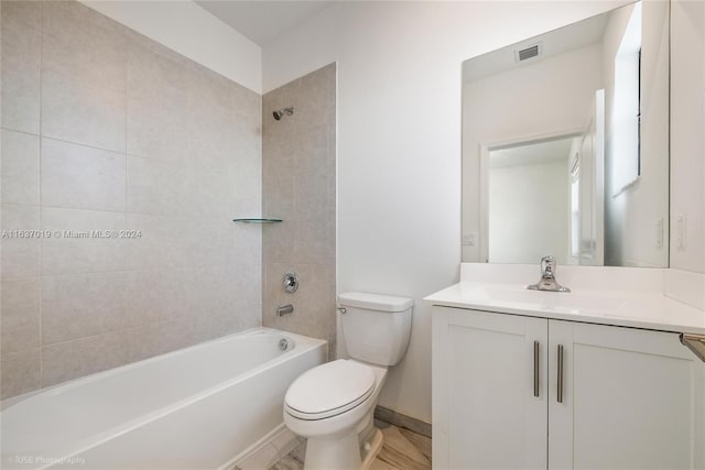 28725 SW 133rd Ct Unit 28725, Homestead, FL 33033 - full bath featuring toilet, vanity, and bathing tub / shower combination