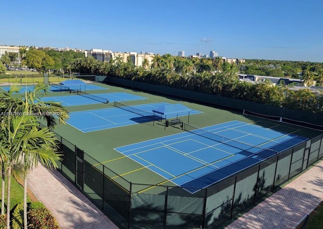 view of sport court