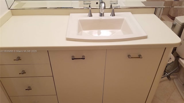 room details with toilet and sink