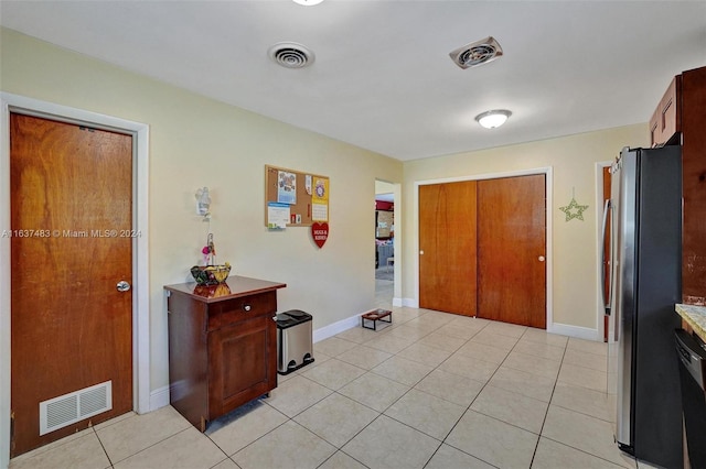 view of tiled entrance foyer