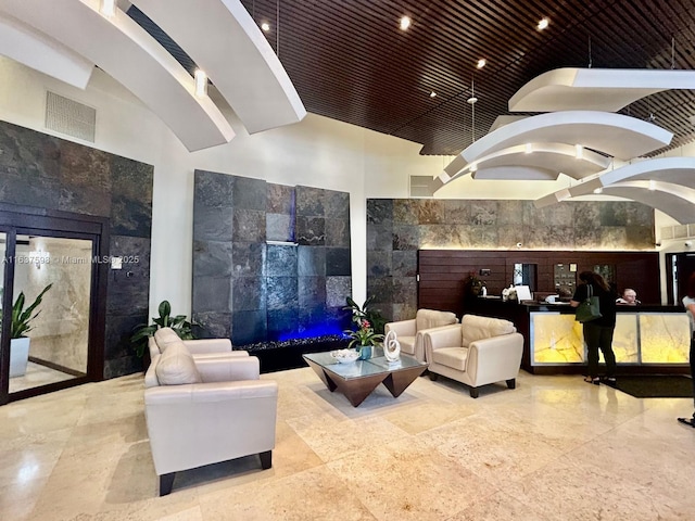 3300 NE 191st St Unit 515, Aventura, FL 33180 - building lobby featuring a high ceiling