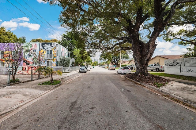 view of street