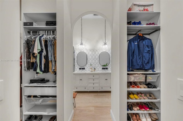 view of closet