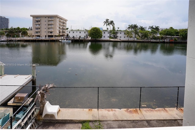 property view of water