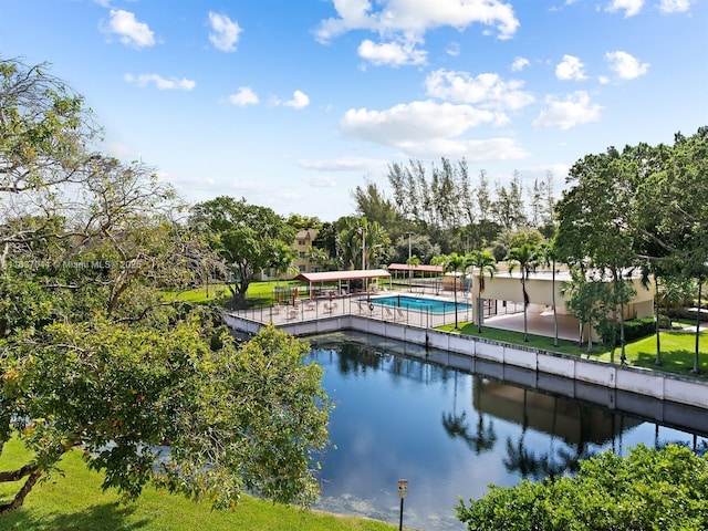 5800 NW 64th Ave Unit 108, Tamarac, FL 33319 - view of pool with a water view