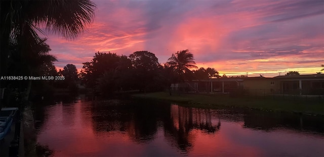 property view of water