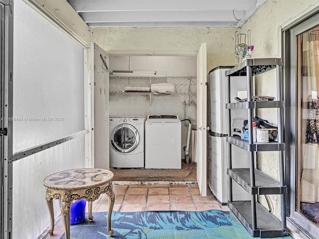 laundry room with washer and clothes dryer