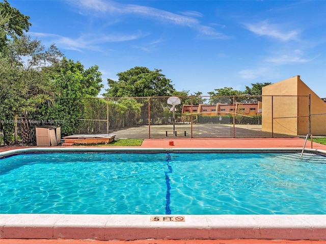 view of pool