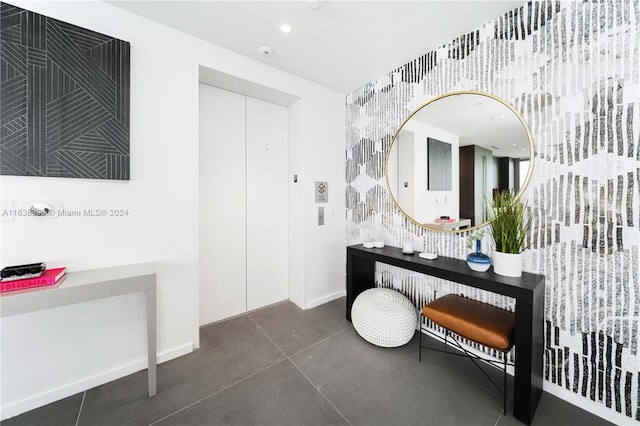 bathroom featuring tile patterned floors