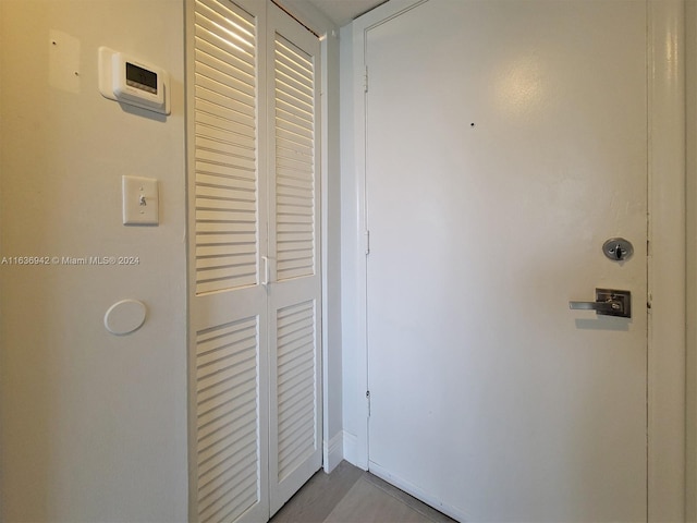 1825 S Ocean Dr Unit 206, Hallandale Beach, FL 33009 - hall with baseboards