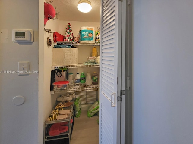 view of pantry