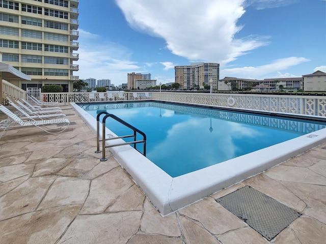 view of pool